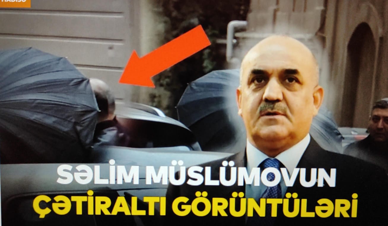 Səlim Müslümovun çətiraltı görüntüləri - VİDEO