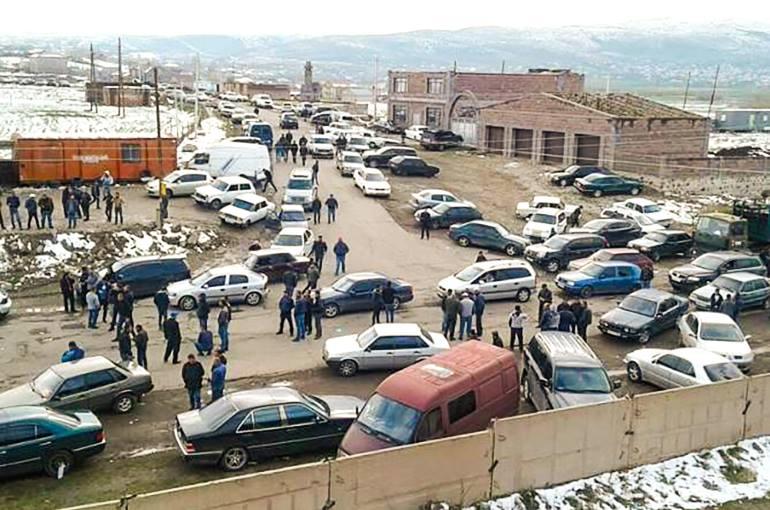 Xocavənddə separatçılar mitinq keçirir - Video