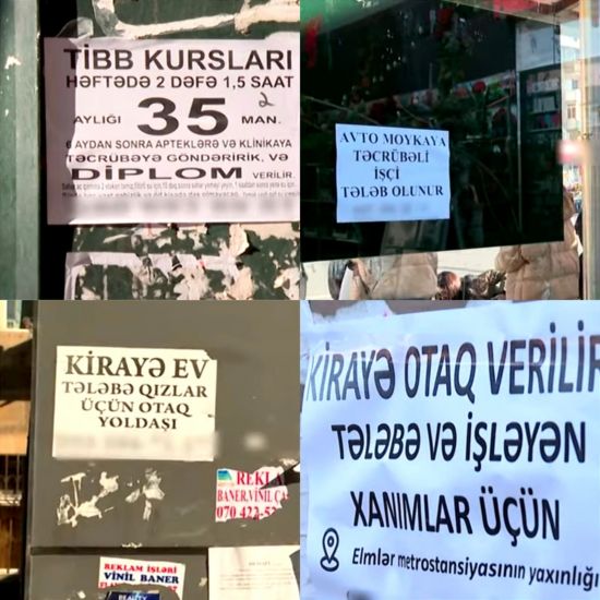 Dayanacaqlara reklam yapışdıranlara XƏBƏRDARLIQ: 5000 manatdan 10000 manatadək...