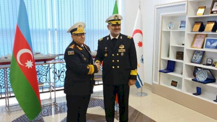 İranlı admiral Müdafiə Nazirliyində qəbul edildi