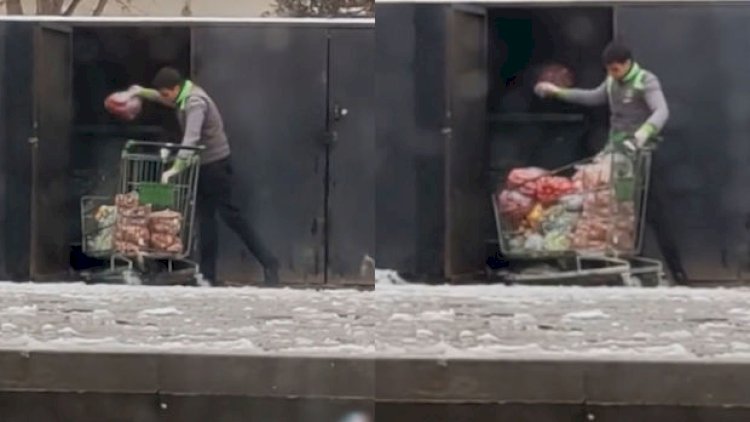 Zibil yeşiyinə atılan ərzaqlar haqda “Bravo”dan açıqlama