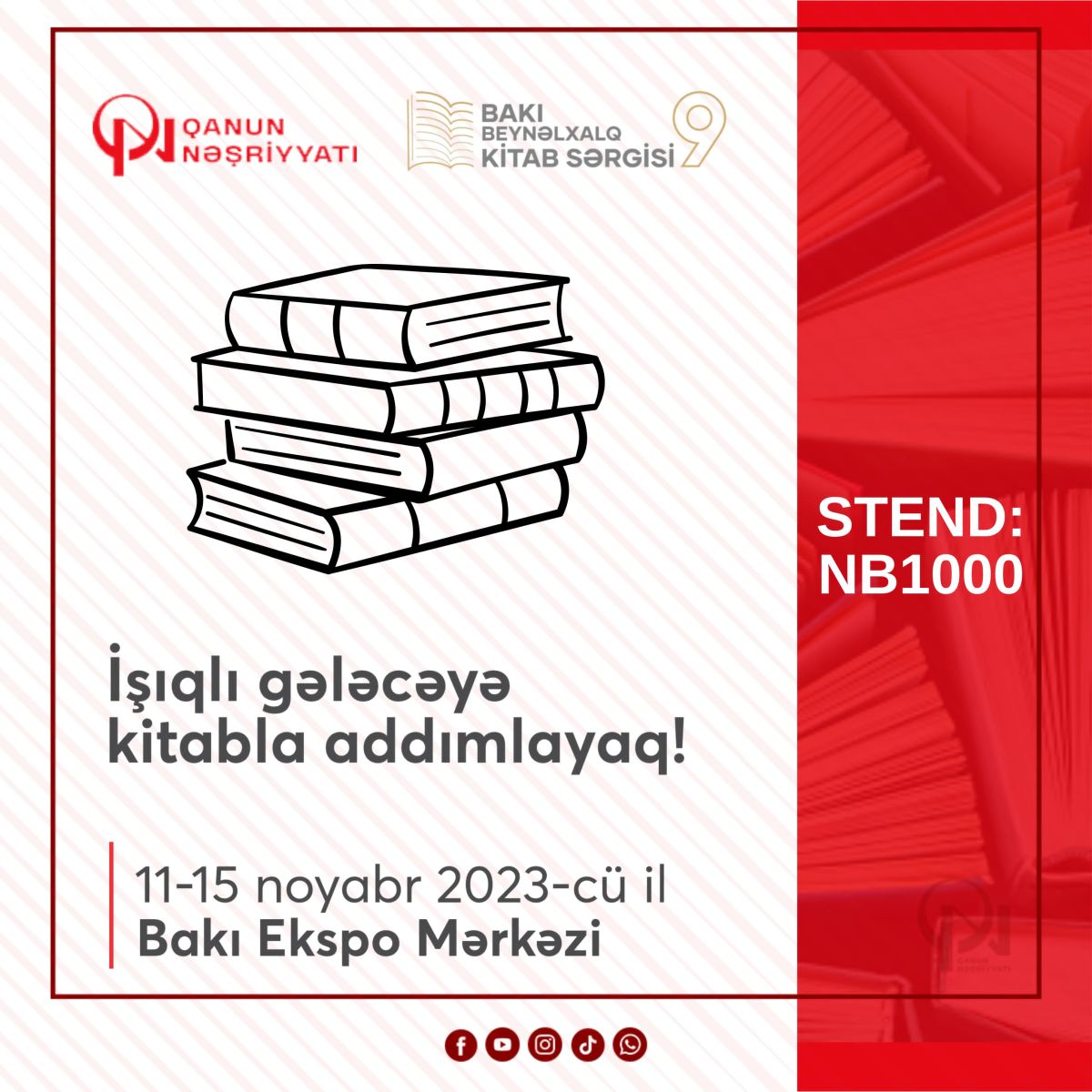 “Qanun” Nəşriyyatı 9-cu Bakı Beynəlxalq Kitab Sərgisində