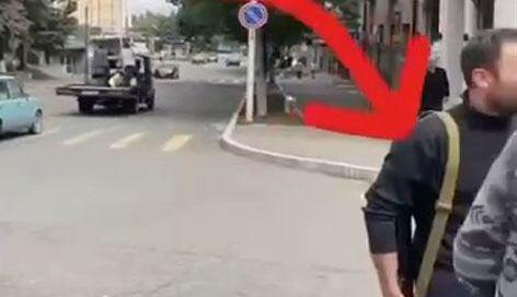 Xankəndidə mülki şəxslər silahlandırılır - Foto