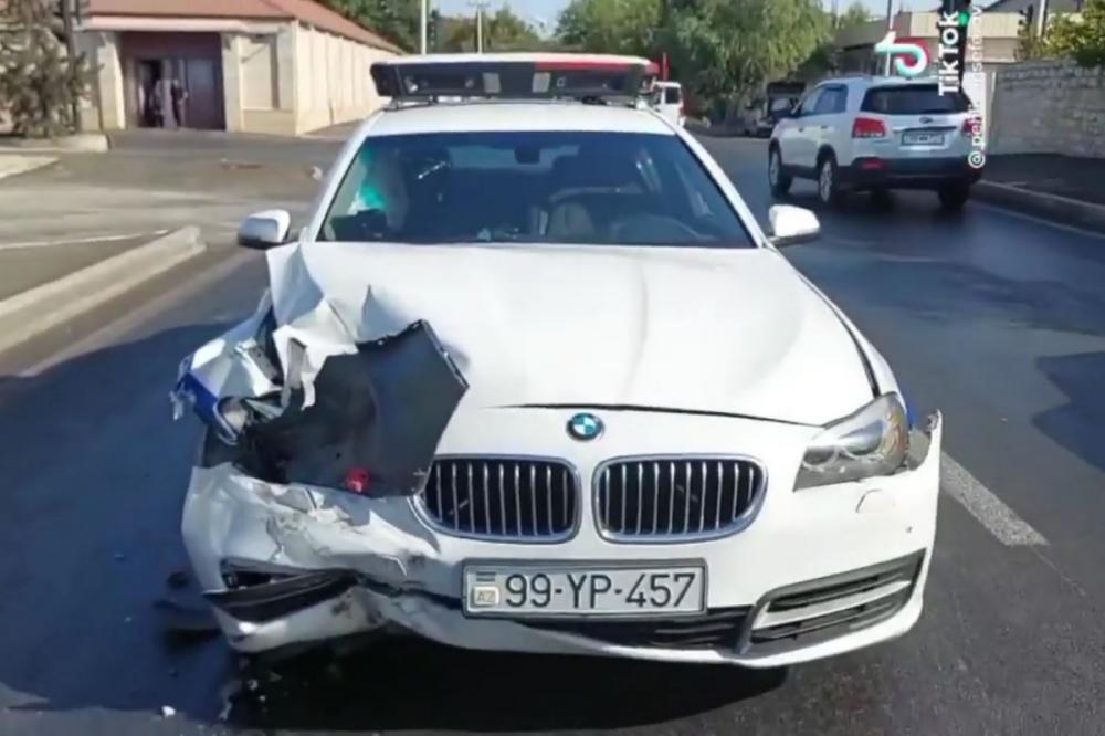 Bakıda YPX avtomobili zəncirvari qəzaya səbəb oldu - VİDEO