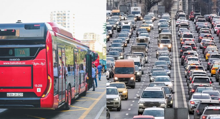 Yayda da bitməyən tıxac və avtobus problemi: səbəb nədir?