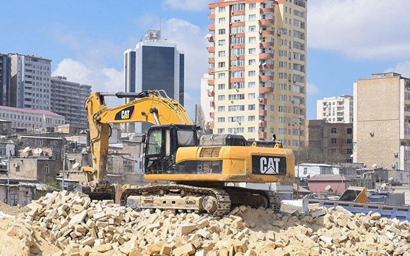 Bakının bu ərazisində yeni söküntü işləri başlayıb - VİDEO