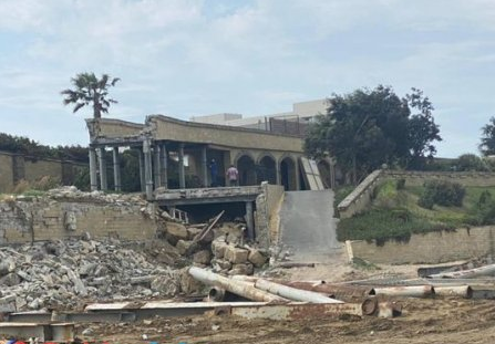 Bakıda oliqarx məmurların milyonluq tikililəri sökülür - FOTO
