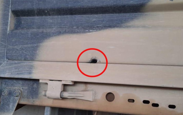 Təminat daşıyan texnikamız atəşə tutuldu - Foto