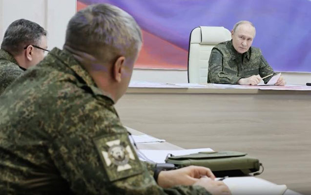 Putin hücumdan sonra ilk dəfə Kurskda - Video