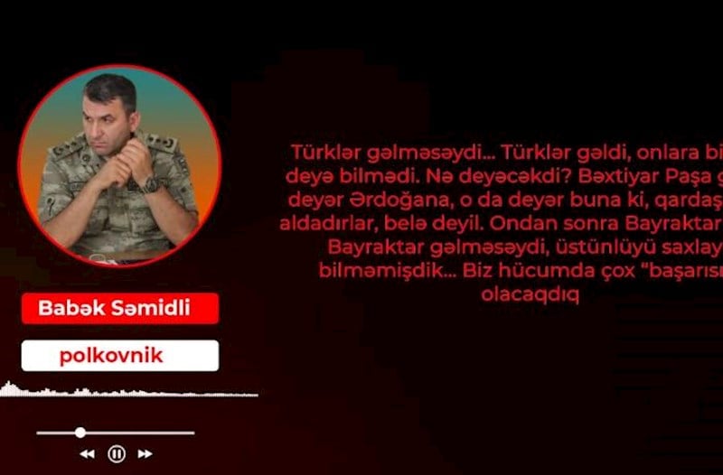 Şəhid polkovnikin sensasiyalı səs yazısının davamı var imiş...