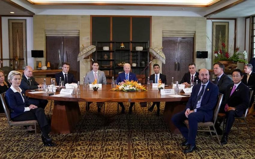 “G7” və NATO ölkələrinin liderləri Polşadakı insidentlə bağlı birgə bəyanat yayıb - TAM MƏTN