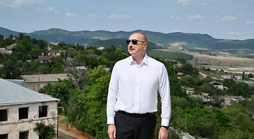 İlham Əliyevin Xocalıya səfərinin - Videosu