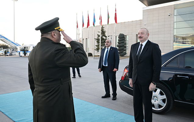 İlham Əliyevin Türkiyəyə səfəri başa çatdı - Fotolar