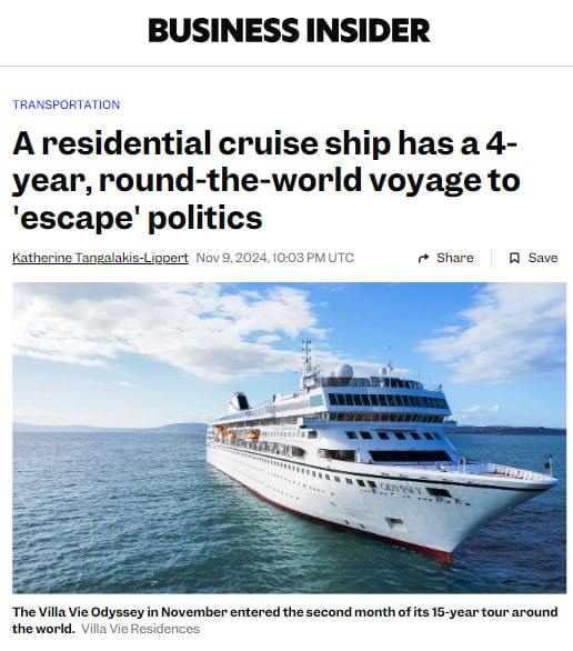 “Business Insider”: Trampın prezidentliyindən qaçmaq istəyənlər kruiz səfərinə çıxacaq