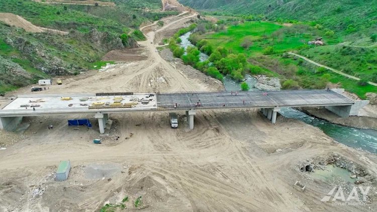 Laçın dəhlizinə alternativ yol yanvarda hazır olacaq - Erməni nəşri