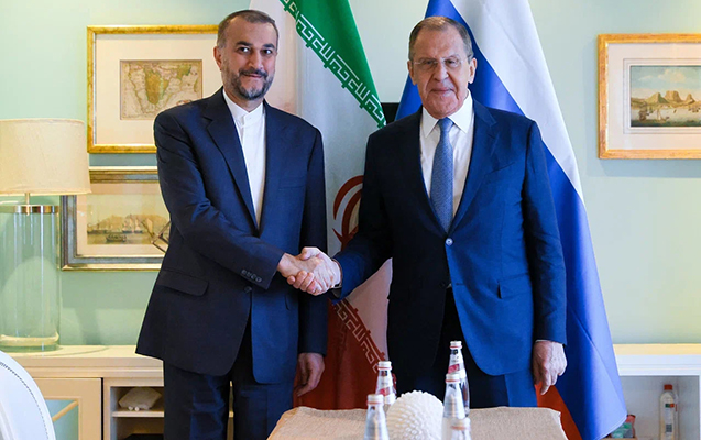 Lavrov iranlı həmkarı ilə görüşdü - Video