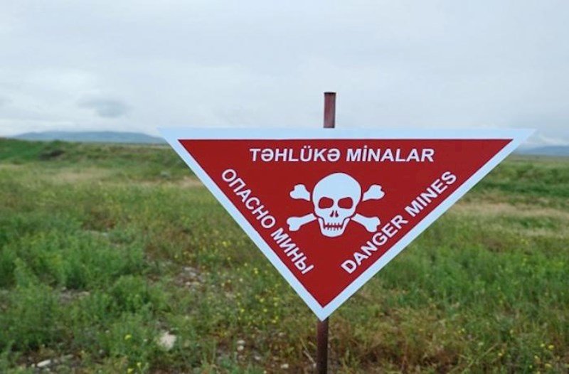 Tovuz sakini minaya düşdü