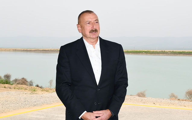 İlham Əliyev Oğuza getdi