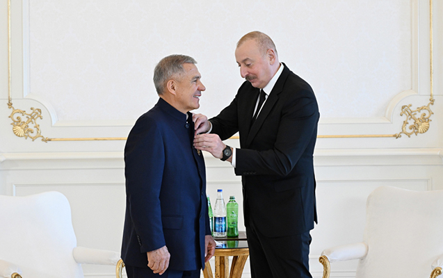 Prezident onu təltif etdi - Yenilənib - Fotolar