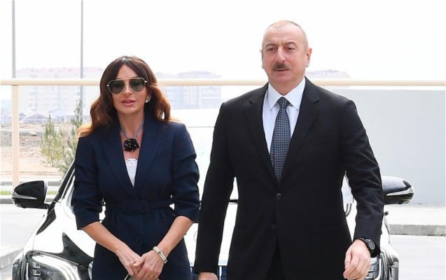 Prezident və xanımı Ağdama getdi
