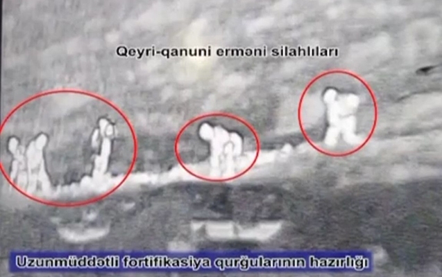 Qanunsuz erməni dəstələrinin yeni - Görüntüləri