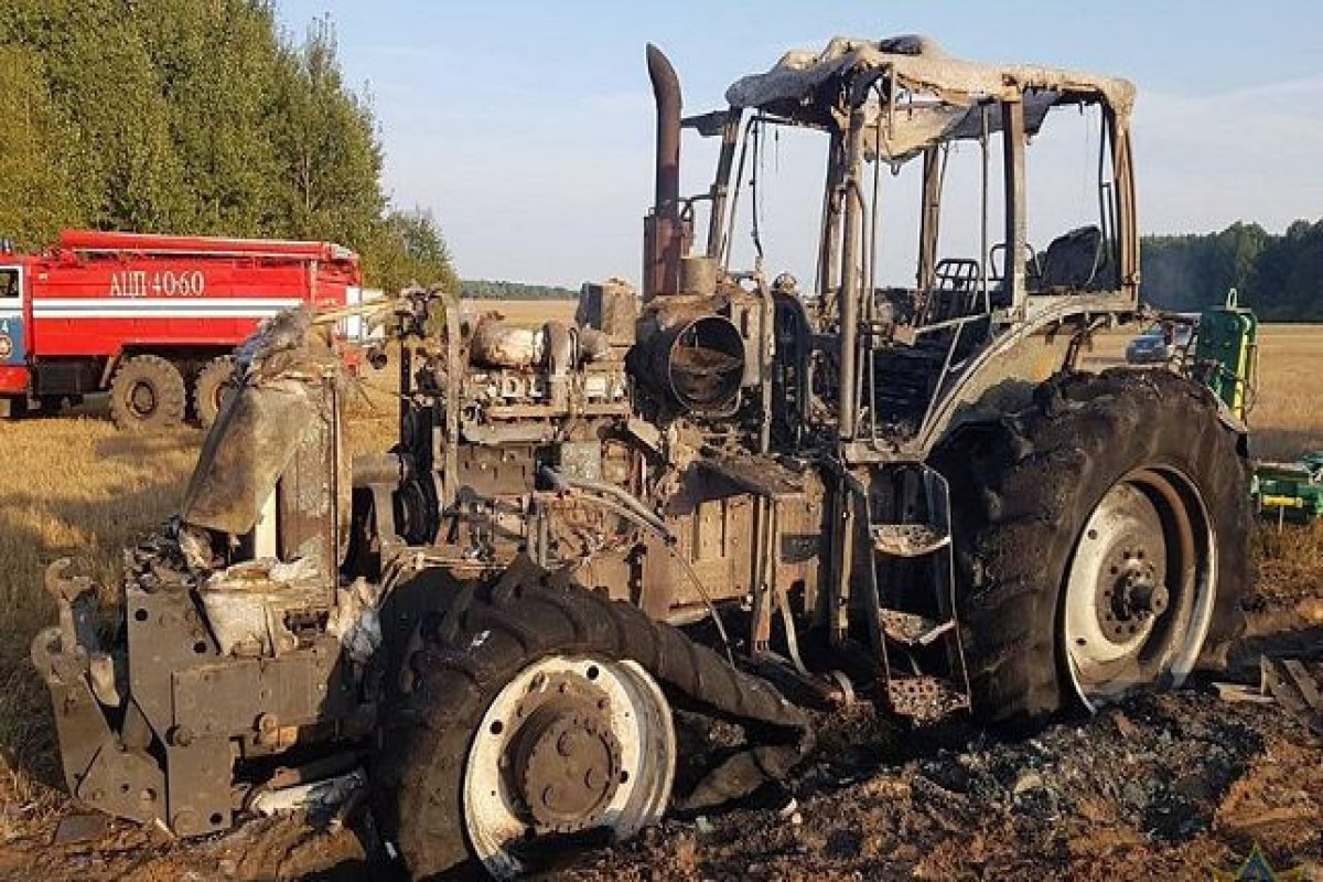 Ermənistanın bu rayonunda traktor minaya düşüb