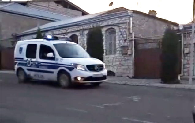 Azərbaycan polisi Xankəndidə - Video