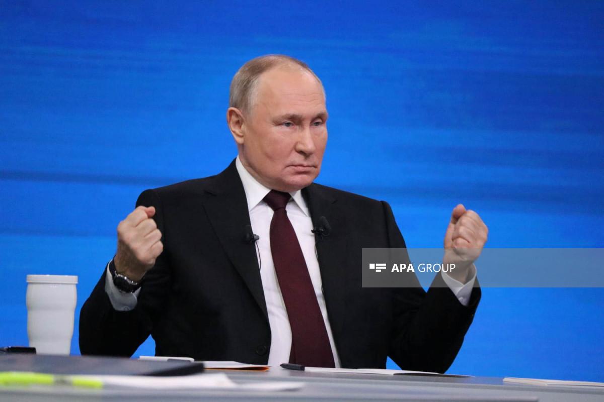 "Ukraynanın Kursk və Belqoroda hücumları cəzasız qalmayacaq" - Putin
