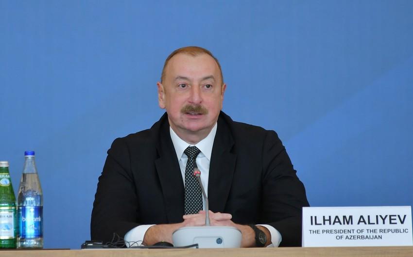 "Ermənistanın bizə qarşı istifadə etdiyi bütün silahlar onlara pulsuz verilmişdi" - Azərbaycan lideri