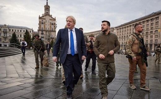 Boris Conson Kiyevə gəldi - Video